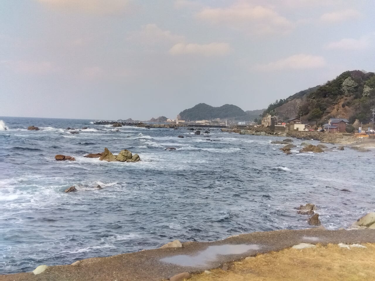 カフェマーレより望む日本海