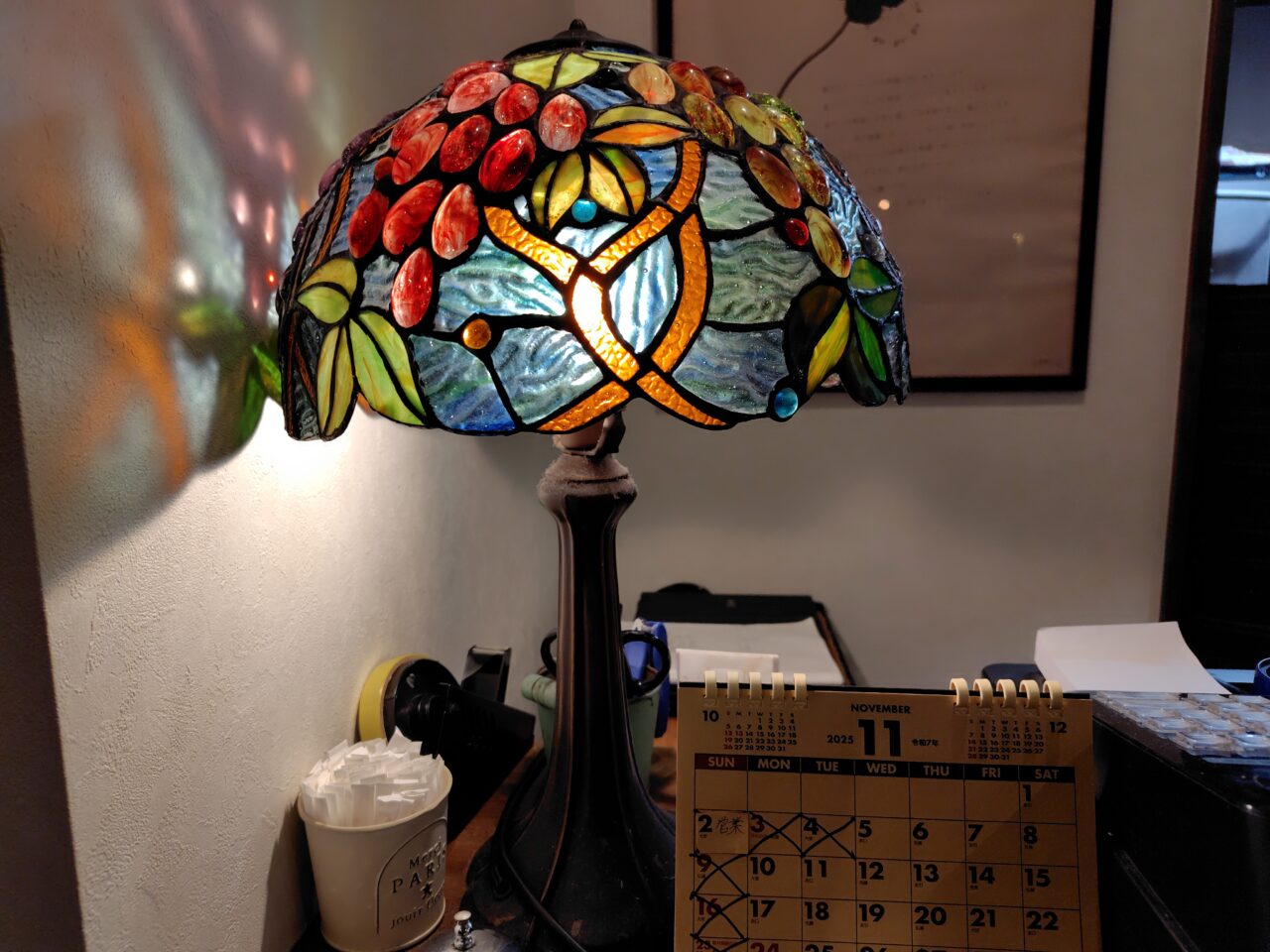 アールヌーボー調のスタンド